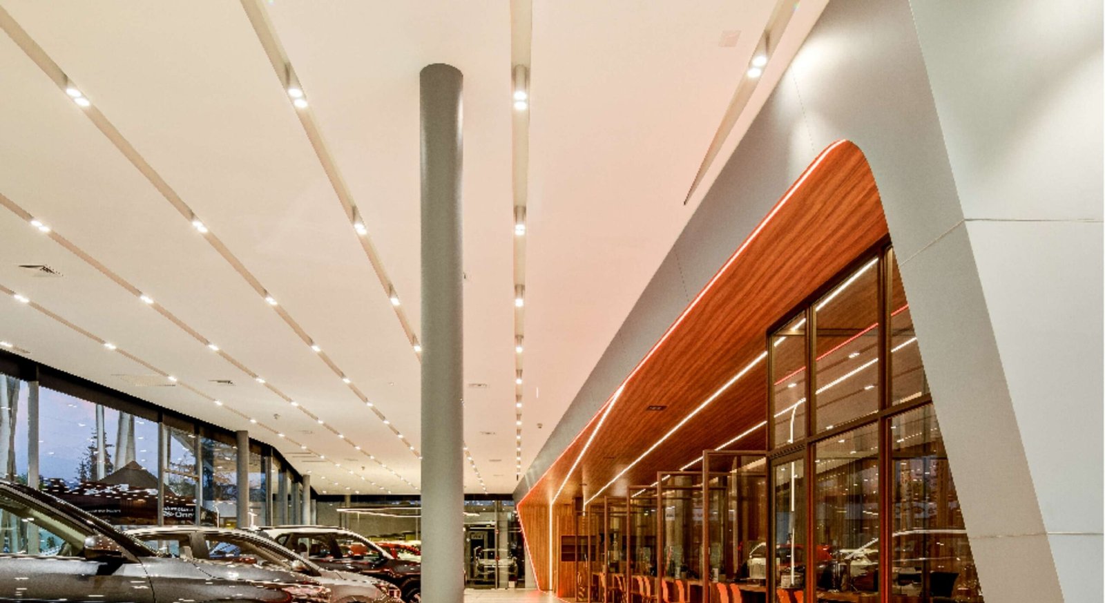 Showroom KIA Arquitectura INDIGO Lighting Design CONCEPT DESIGN KOREA